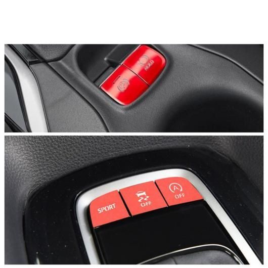 アクセサリー エレクトリカル ハンドブレーキ ギア カバー トリム 適用: トヨタ カローラ E210 2019 レッド A〜シルバー A AL-OO-9345 AL_4