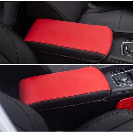 ミドル アームレスト スリーブ センター ストレージ ボックス 保護 マット 保護 パッド カバー トリム 適用: MAZDA3 2019-2022 ブラック スタイル AL-OO-9362 AL_2