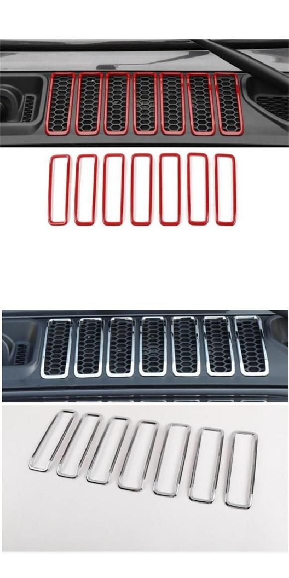 フロント エンジン フード エアコン AC 吹き出し口 インレット カバー トリム ABS 適用: ジープ/JEEP ラングラー JL 2018 2019 2020 タイプA・タイプB AL-OO-9409 AL