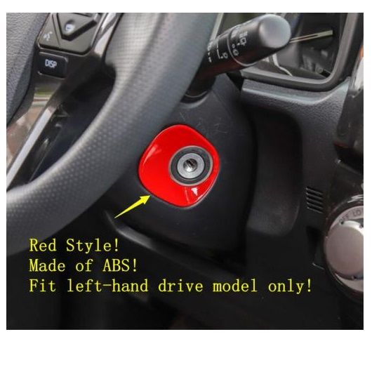 スタートボタントリム カーボンファイバー エンジンスタート ストップ スイッチ ボタン リング フレームカバートリム Infiniti Q 並行輸入品 レッド エンジン スタート ストップ ボタン カバー カーボンファイバー