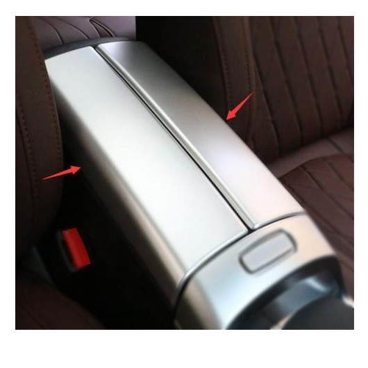 セントラル アームレスト ストレージ ボックス 装飾 カバー トリム 適用: ベンツ A クラス W177 V177 A180 A200 A220 A250 2019 2020 2021 マット AL-OO-9495 AL_3