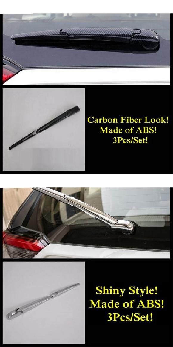 ABS クローム/カーボン調 アクセサリー リア ウインドウ ワイパー アーム ブレイド モールディング ガーニッシュ カバー トリム 適用: スズキ カーボン調・クローム スタイル AL-OO-9559 ALの通販は 7,784円