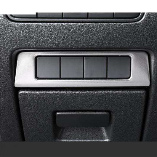 シルバー ステンレス スチール アクセサリー エア AC 吹き出し口/ヘッド ライト ボタン/カップホルダー カバー トリム 適用: MAZDA3 2019-2022 モデル C・モデル I AL-OO-9589 ALの通販は