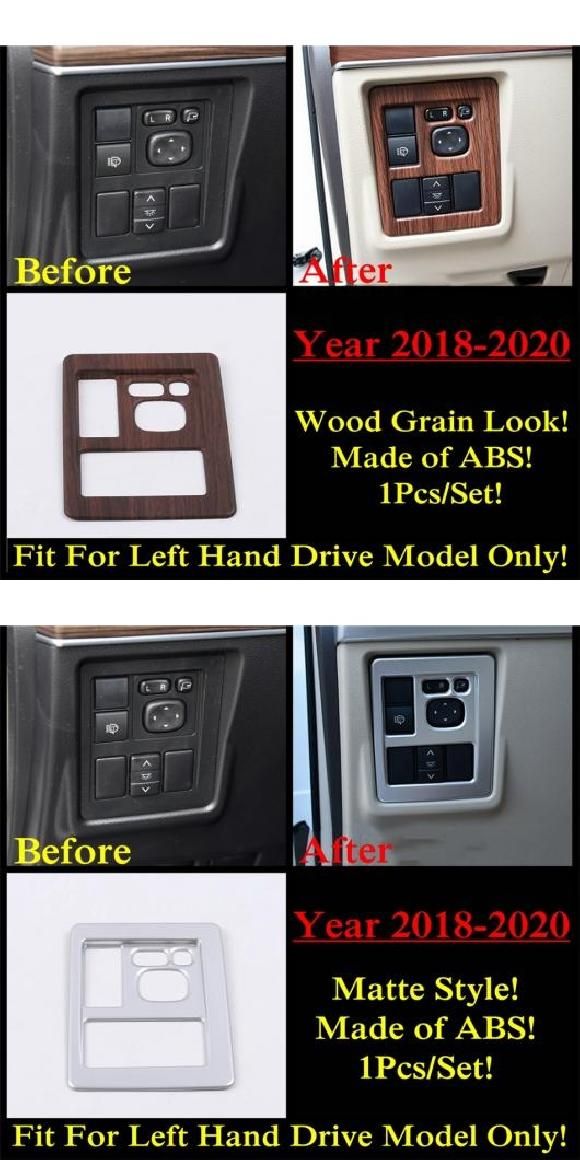 AL 適用: トヨタ ランドクルーザー プラド FJ150 150 2018-2020 木目調 ABS インテリア アクセサリー 木目調・マット スタイル AL-OO-9635