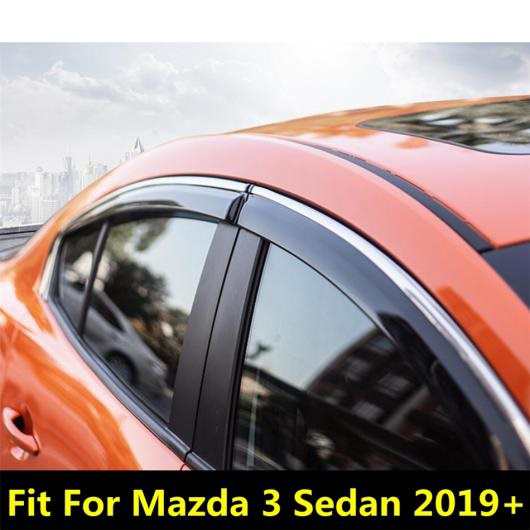 ウインドウ バイザー シェード レイン サン ウィンド ガード デフレクタ 日よけ シェルター カバー 適用: MAZDA3 2019-2022 セダン エクステリア AL-OO-9801 AL