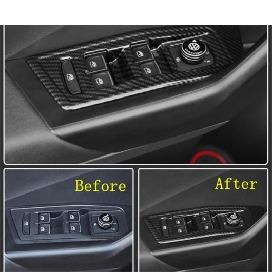 AL 適用: フォルクスワーゲン/VOLKSWAGEN T-ROC 2018-2021 カーボンファイバー アクセサリー ステアリング ホイール ピラー A タイプO・タイプP AL-PP-0062_4