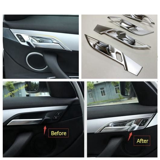 アームレスト リフト ボタン エア AC ギア ボックス ライト コントロール パネル カバー トリム 適用: BMW X1 F48 2016-2021 マット インテリア キット タイプM AL-PP-0085 ALの通販は