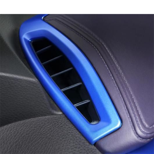 ダッシュボード AC エアコン パネル 装飾 カバー トリム 適用: トヨタ C-HR CHR 2016-2022 カーボンファイバー/ブルー/レッド アクセサリー ブルー AL-PP-0111 AL_4