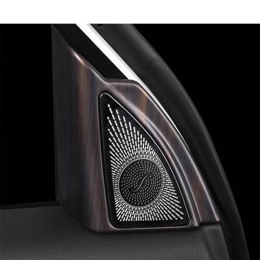 ピラー A/ドア ステレオ スピーカー オーディオ ラウドスピーカー カバー トリム 適用: トヨタ ハイランダー/クルーガー 2020-2022 木目調/カーボンファイバー カーボン調 AL-PP-0329 AL_2
