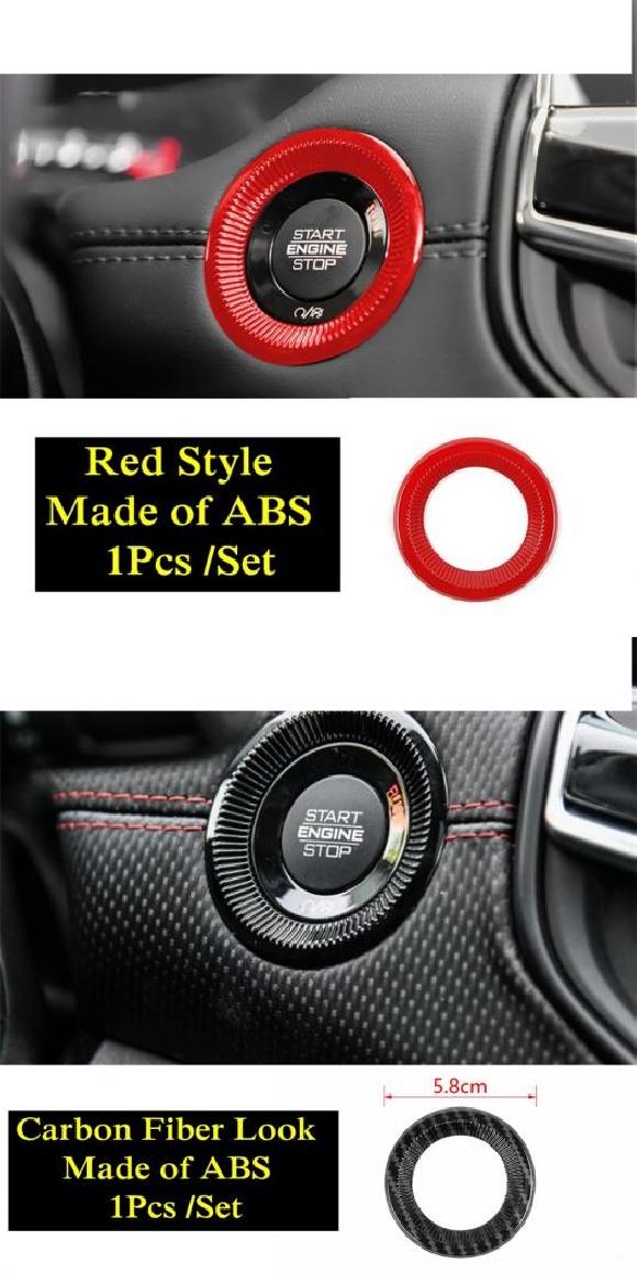 ダッシュボード AC 通気口 セントラル コントロール ギア パネル スタート ストップ エンジン ボタン カバー トリム アクセサリー 適用: ジープ/JEEP コンパス 2021 2022 タイプA・タイプB AL-PP-0345 AL