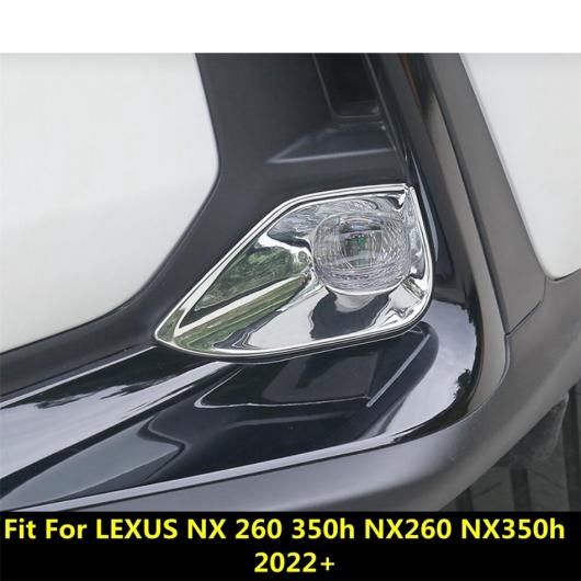 ABS クローム フロント フォグランプ ライト リング 装飾 カバー トリム 適用: レクサス NX 260 350H NX260 NX350H 2022 2023 エクステリア AL-PP-0492 AL