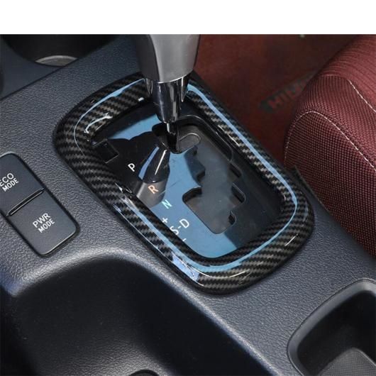 カーボンファイバー アクセサリー 適用: トヨタ ハイラックス 2015-2021 ダッシュボード 通気口 シフト ギア パネル カップホルダー カバー トリム インテリア タイプD AL-PP-0503 AL_2