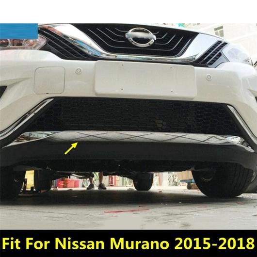 ABS フロント バンパー ボトム ストリップ 保護 インテリア モールディング カバー トリム 適用: 日産 ムラーノ 2015 2016 2017 2018 エクステリア AL-PP-0581 ALの通販は外装