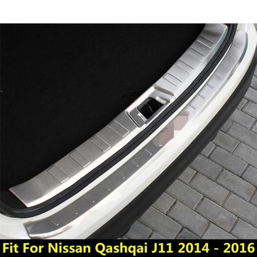 リア バンパー ドア シル プレート プロテクター モールディング パネル カバー トリム 適用: 日産 キャシュカイ J11 2014 2015 2016 インテリア AL-PP-0595 AL