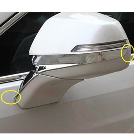 アクセサリー 適用: キャデラック/CADILLAC XT5 2017-2021 ABS クローム ドア サイド バックミラー ミラー ストリップ プロテクター モールディング カバー キット トリム エクステリア AL-PP-0609 AL_3