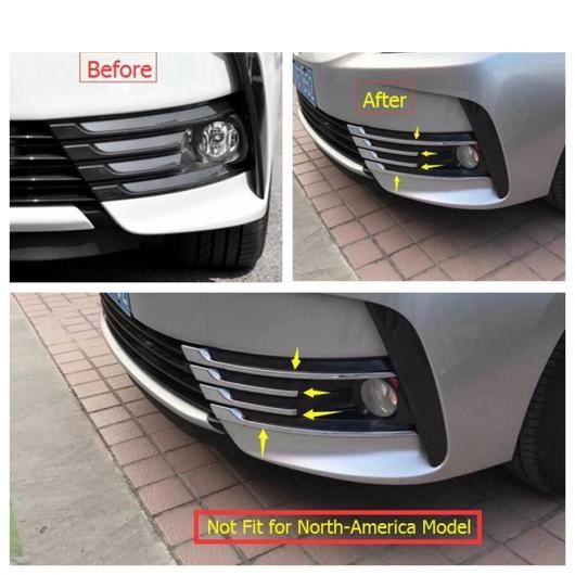 アクセサリー 適用: トヨタ カローラ 2017 2018 ABS クローム フロント フォグライト ランプ アイリッド アイブロー グリル グリル カバー キット トリム エクステリア AL-PP-0663 ALの通販は