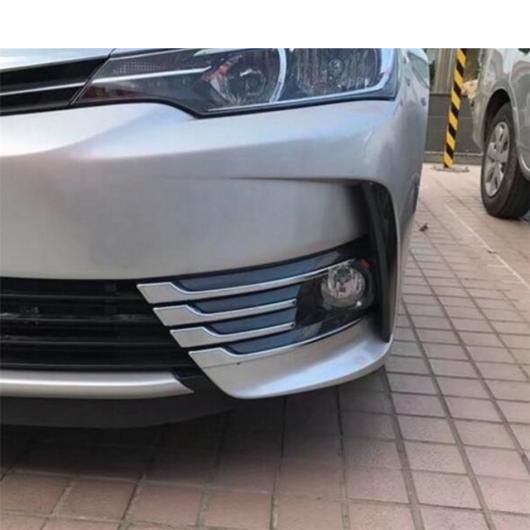 アクセサリー 適用: トヨタ カローラ 2017 2018 ABS クローム フロント フォグライト ランプ アイリッド アイブロー グリル グリル カバー キット トリム エクステリア AL-PP-0663 ALの通販は