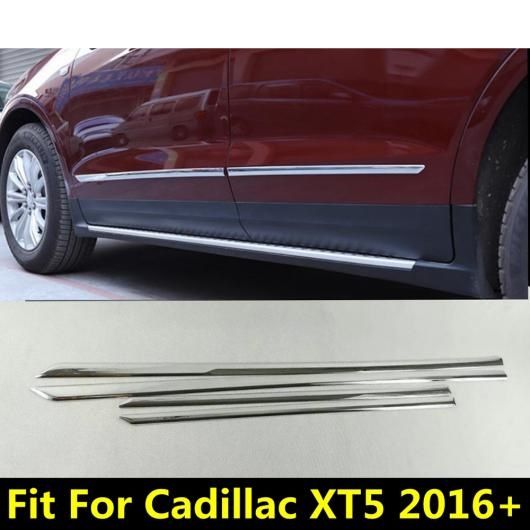 アウトサイド ドア ボディ ストリップ プレート モールディング プロテクター カバー キット トリム 適用: キャデラック/CADILLAC XT5 2016-2021 ABS アクセサリー エクステリア AL-PP-0739 AL