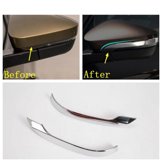 ABS アクセサリー 適用: シュコダ カロック 2018-2022 アウトサイド ドア バックミラー リア ビュー ミラー ストリップ モールディング カバー キット トリム エクステリア AL-PP-0753 ALの通販は