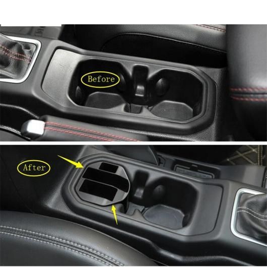 アクセサリー 適用: ジープ/JEEP ラングラー JL 2018-2022 ABS フロント カップホルダー ストレージ コンテナ 多機能 ボックス カバー AL-PP-0970 ALの通販は