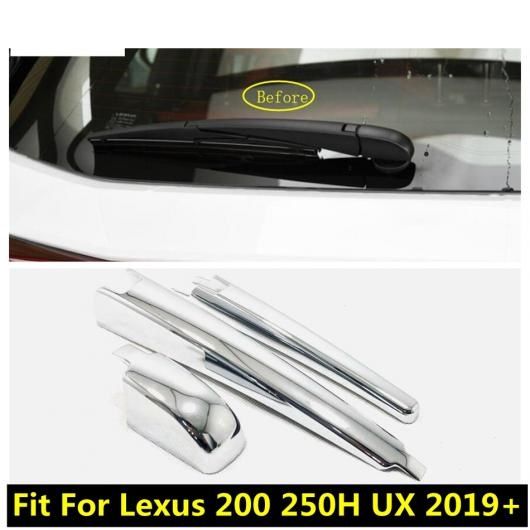 アクセサリー 適用: レクサス UX 200 250H 2019-2022 ABS クローム リア シールド ウインドウ ワイパー 保護 キット カバー トリム 3ピース AL-PP-0971 AL