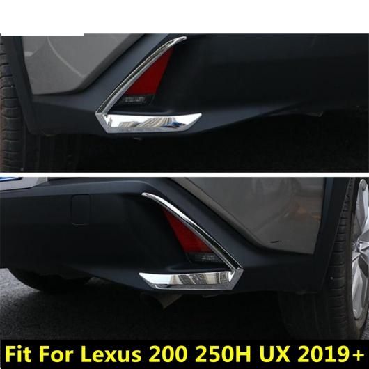 ABS クローム アクセサリー 適用: レクサス UX 200 250H 2019-2022 テール リア フォグライト ランプ アイリッド アイブロー ストリップ カバー トリム AL-PP-0972 AL