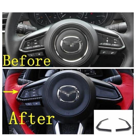 AL カーボン調 インテリア キット 適用: MAZDA2 デミオ 2015-2021 AC エアコン パネル/カップホルダー カバー トリム アクセサリー AL-PP-1147_3