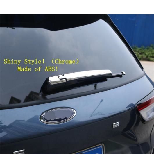 カーボンファイバー/クローム アクセサリー 適用: フォード/FORD エクスプローラー 2020-2022 リア シールド ウインドウ ウインドスクリーン レイン ワイパー カバー トリム エクステリア クロム AL-PP-1227 AL_3