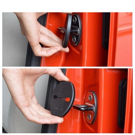 AL アクセサリー 適用: VW フォルクスワーゲン/VOLKSWAGEN パサート B6 B7/ティグアン 2010-2022 ドア ロック バックル プラスチック 保護 カバー AL-PP-1246の通販は
