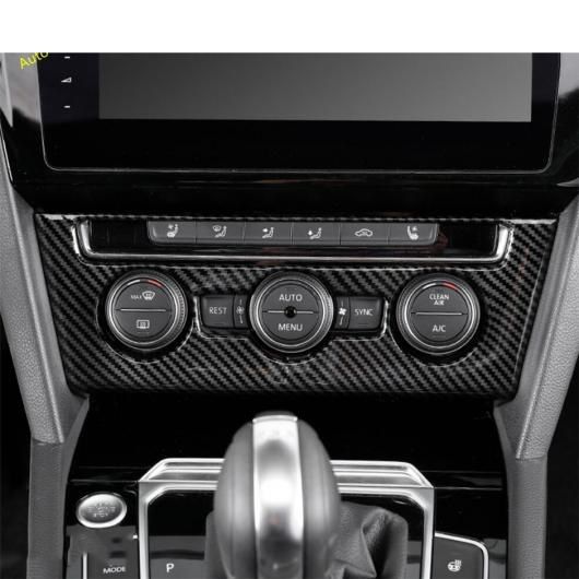 センター コントロール エアコン AC スイッチ ノブ カバー トリム ブラック/シルバー/カーボン調 適用: フォルクスワーゲン/VOLKSWAGEN アルテオン 2018-2020 ブラック・シルバー AL-PP-1320 AL_3