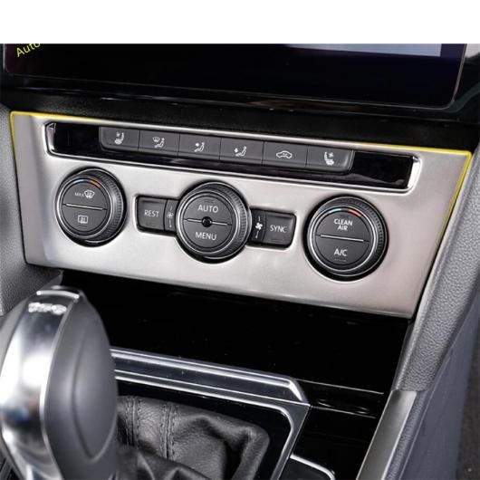 センター コントロール エアコン AC スイッチ ノブ カバー トリム ブラック/シルバー/カーボン調 適用: フォルクスワーゲン/VOLKSWAGEN アルテオン 2018-2020 ブラック・シルバー AL-PP-1320 AL_4