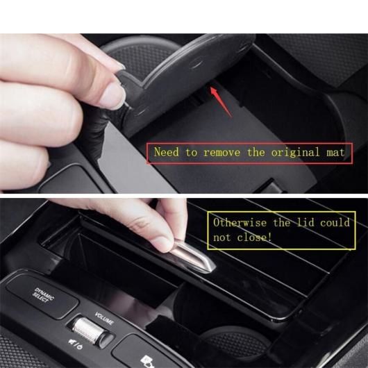 アクセサリー 適用: メルセデス・ベンツ A クラス W177 A200 A220 2019-2022 カップホルダー コンテナ ストレージ 多機能 ボックス カバー キット AL-PP-1346 AL_2