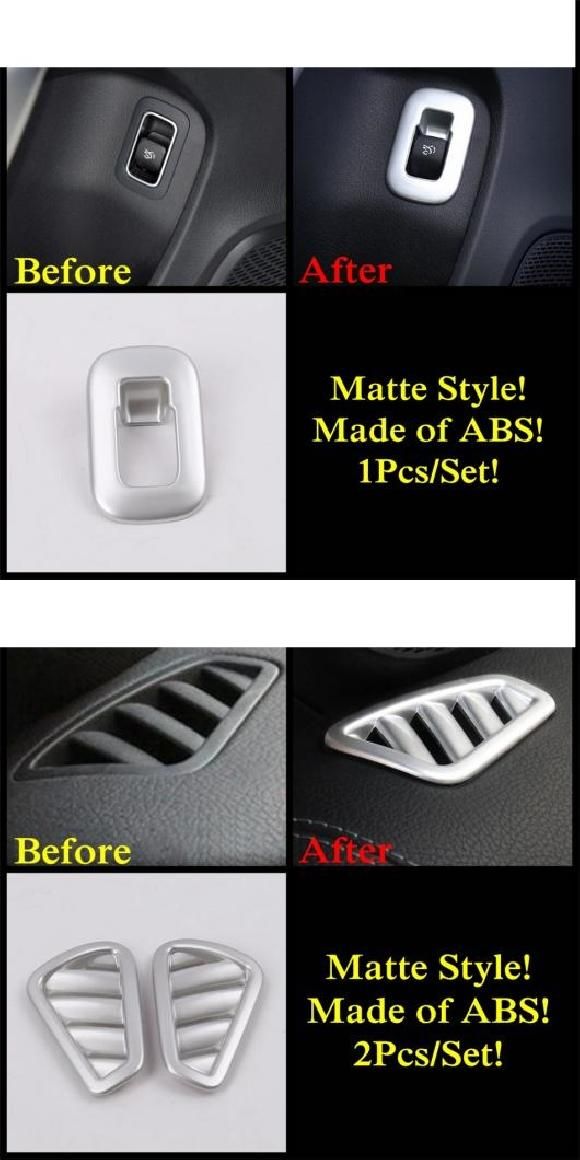 AL アームレスト ストレージ ボックス ピラー A スピーカー ウインドウ リフト ボタン カバー トリム ABS アクセサリー 適用: タイプI・タイプJ AL-PP-1352