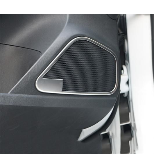 シルバー ステンレス スチール ドア スピーカー/バックミラー ミラー アジャスター/ウインドウ リフト ボタン カバー トリム 適用: MG ZS EV 2018-2022 タイプB AL-PP-1378 AL_4
