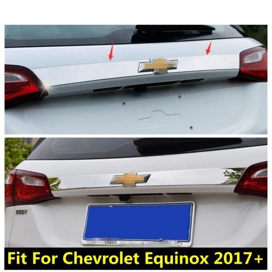 ステンレス スチール アクセサリー エクステリア 適用: シボレー/CHEVROLET エクイノックス 2017-2022 リア トランク テールゲート ドア モールディング ガーニッシュ ストリップ カバー トリム AL-PP-1395 AL