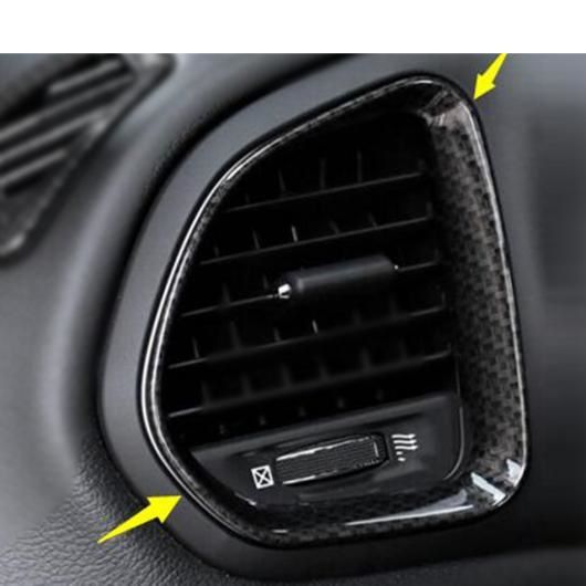 カーボン調 アクセサリー 適用: ジープ/JEEP レネゲード 2015-2020 ヘッド ランプ ボタン/ダッシュボード インストルメント パネル カバー キット トリム タイプC AL-PP-1410 AL_3