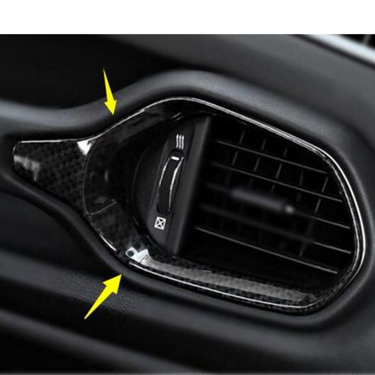 カーボン調 アクセサリー 適用: ジープ/JEEP レネゲード 2015-2020 ヘッド ランプ ボタン/ダッシュボード インストルメント パネル カバー キット トリム タイプC AL-PP-1410 AL_4
