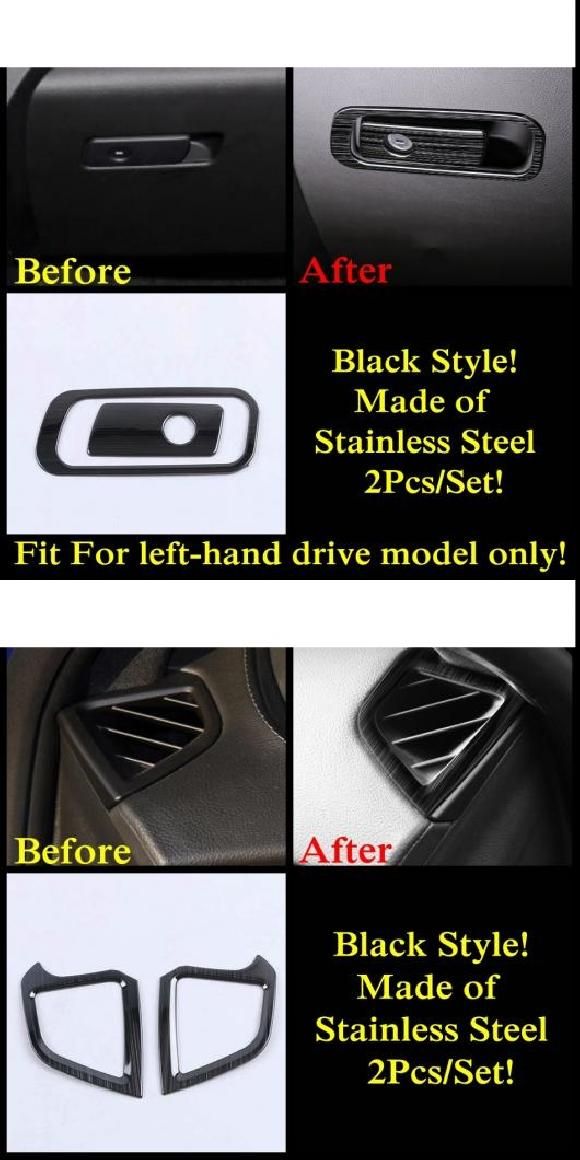 ウインドウ リフト ボタン/ハンドル ボウル/ギア シフト/エア AC 吹き出し口 ステンレス スチール カバー トリム 適用: キャデラック/CADILLAC CT5 CT5-V 2020-2022 タイプD・タイプE AL-PP-1413 AL