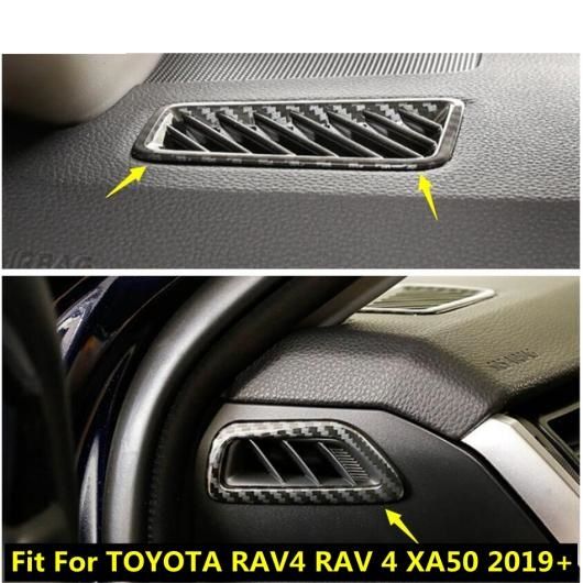 アクセサリー 適用: トヨタ RAV4 RAV 4 XA50 2019 2020 2021 2022 ABS フロント ダッシュボード エアコン吹き出し口 吹き出し口 カバー キット トリム AL-PP-1447 ALの通販は