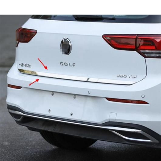 ステンレス スチール エクステリア キット リア テール トランク ドア テールゲート ストリップ カバー トリム アクセサリー 適用: VW フォルクスワーゲン/VOLKSWAGEN ゴルフ 8 MK8 タイプA AL-PP-1500 AL_4