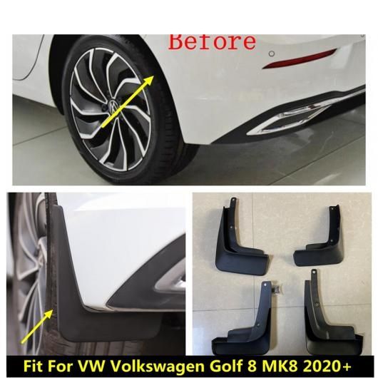 マッド フラップ マッドガード スプラッシュ ガード フェンダー マッドフラップ 保護 カバー トリム アクセサリー 適用: VW フォルクスワーゲン/VOLKSWAGEN ゴルフ 8 MK8 2020-2022 AL-PP-1514 AL