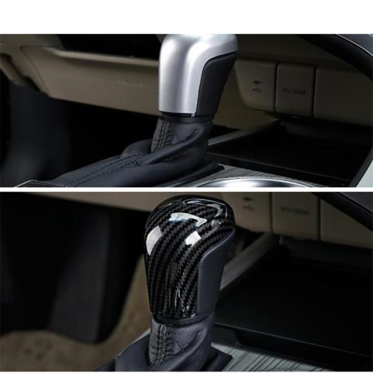 AL アクセサリー 適用: トヨタ カムリ XV70 2018-2022 ギア ヘッド シフト ノブ ハンドル カバー キット トリム マット/カーボンファイバー マット AL-PP-1552_2