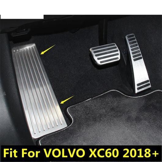 アクセサリー 適用: ボルボ/VOLVO XC60 2018-2021 ステンレス スチール サイド 左 フット レスト ペダル プレート ベゼル モールディング カバー キット トリム AL-PP-1589 AL