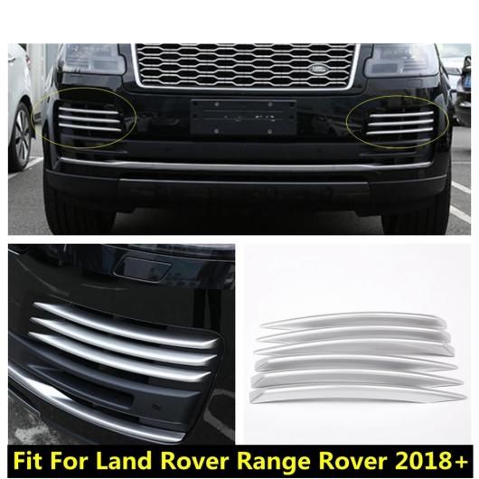 適用: ランド ローバー/ROVER レンジ ローバー/ROVER 2018-2021 フロント フォグライト ランプ アイブロー アイリッド ストリップ カバー トリム ABS クローム エクステリア アクセサリー AL-PP-1698 AL