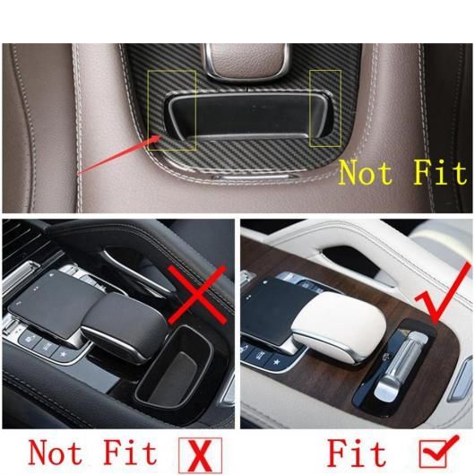 適用: メルセデス・ベンツ GLE GLS GLE320 450 2020 2021 カーボンファイバー アクセサリー エア AC ステアリング ホイール ギア シフト ウインドウ リフト カバー トリム タイプC AL-PP-1721 AL