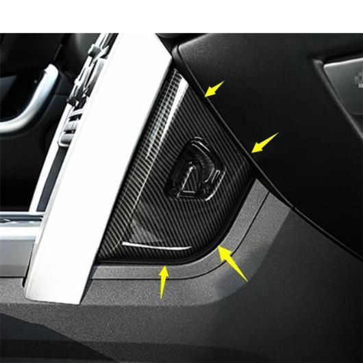 カーボンファイバー アクセサリー 適用: ランド ローバー/ROVER ディスカバリー スポーツ 2015-2020 エア AC 吹き出し口 ウインドウ リフト ステアリング ホイール ギア パネル カバー タイプA AL-PP-1837 ALの通販は