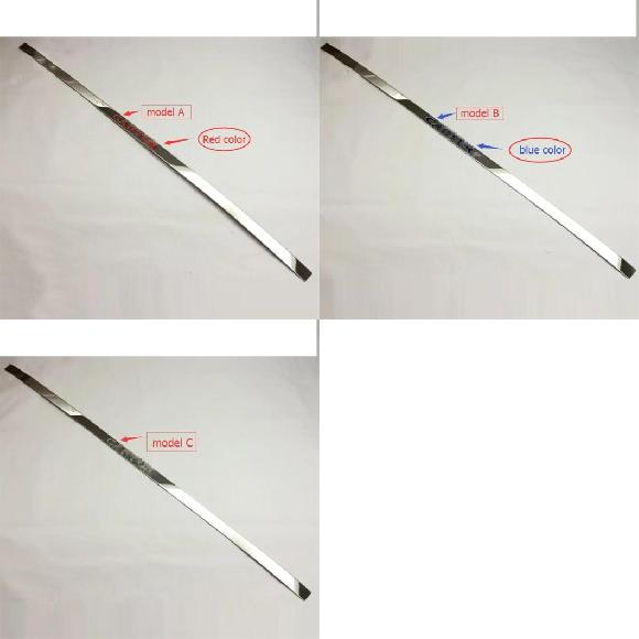 リア ドア テール テールゲート トランク ストリップ 保護 カバー トリム ステンレス スチール アクセサリー エクステリア 適用: ルノー/RENAULT キャプチャー 2014 2015 2016 タイプA〜タイプC AL-PP-1851 AL