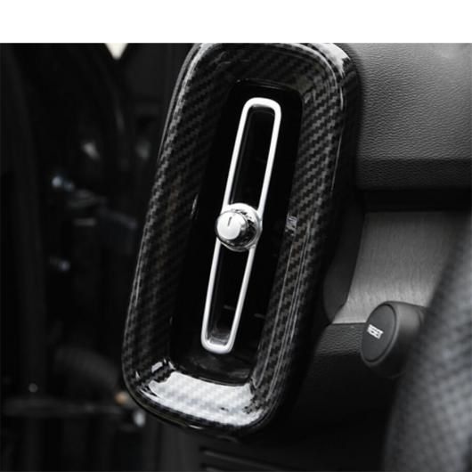ピラー A スピーカー ダッシュボード エア AC 吹き出し口 ステアリング ホイール カバー トリム カーボン調 アクセサリー 適用: ボルボ/VOLVO XC40 2018-2022 タイプG AL-PP-1857 AL_4