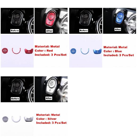 エア AC/エンジン スタート ストップ システム ボタン/マルチメディア カバー トリム 適用: メルセデス・ベンツ A クラス W177/GLA H247/CLA C118 W118/GLB X247 タイプD〜タイプF AL-PP-1902 AL