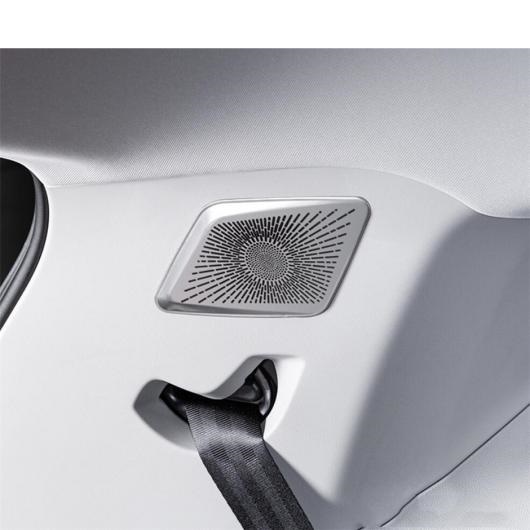 ドア ハンドル ボウル/トランク スピーカー サウンド パネル カバー トリム 適用: VW アトラス/テラモント 2021 2022 アクセサリー インテリア シルバー キット タイプA AL-PP-2005 AL_4